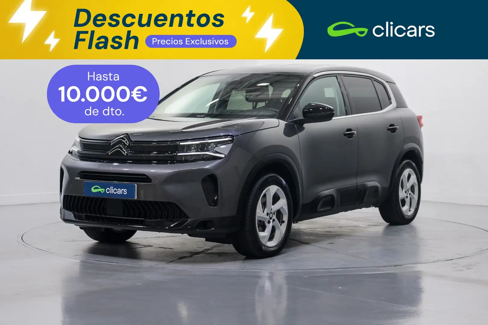 Citroen C5 Aircross Hybrid Plus e-DCS6 136 Gris - 1