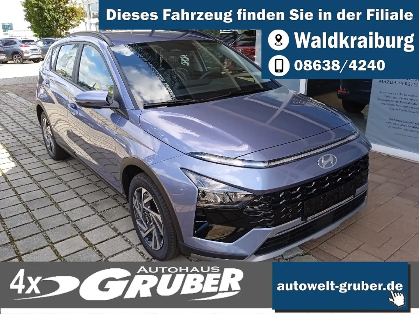 Hyundai BAYON 100 PS Trend+Komfortpaket +Navigation + Alu+Kamera Синий - 1