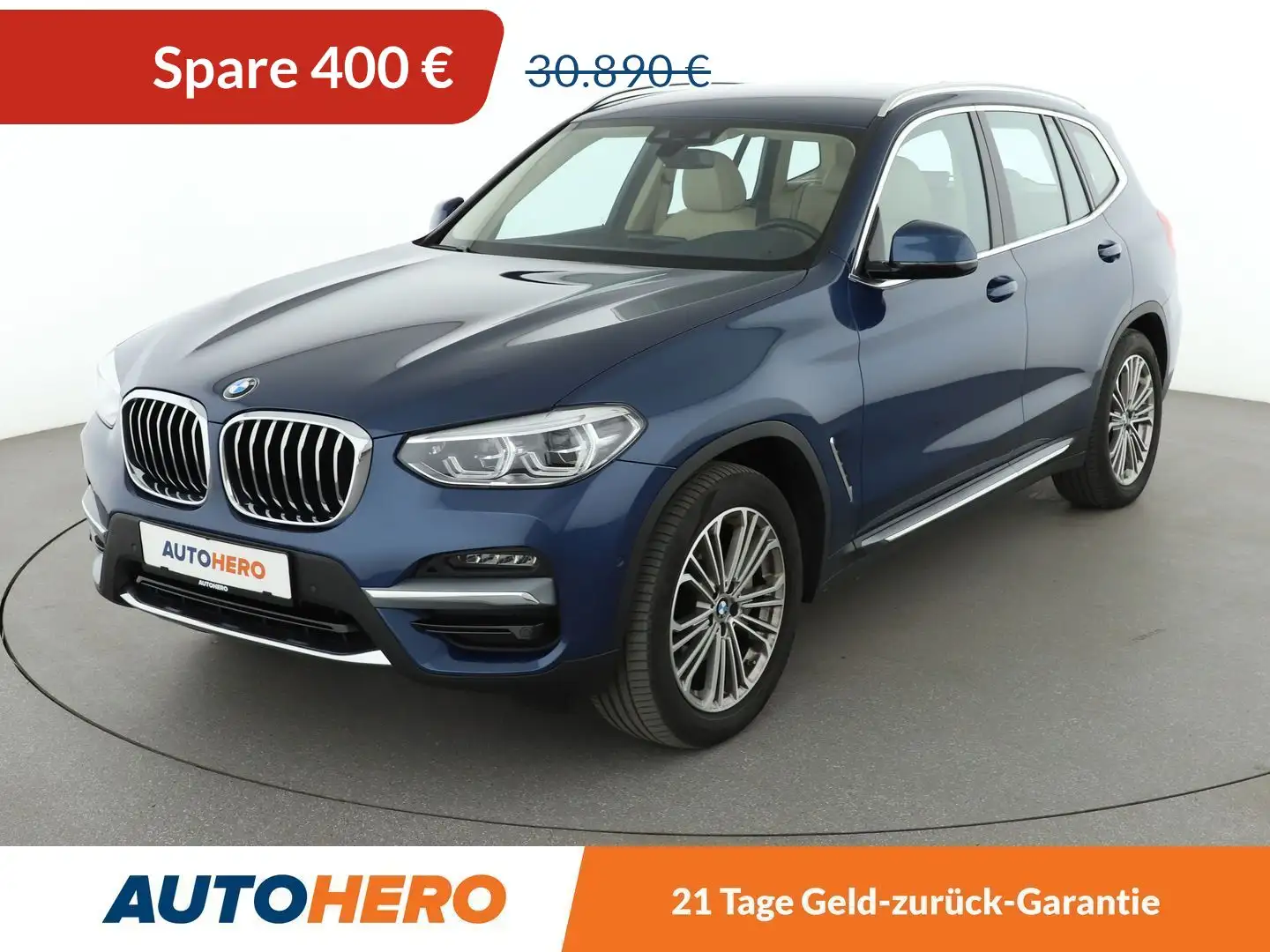 BMW X3 xDrive 30i Luxury Line Aut.*NAVI*LED*TEMPO*CAM*PDC Blau - 1