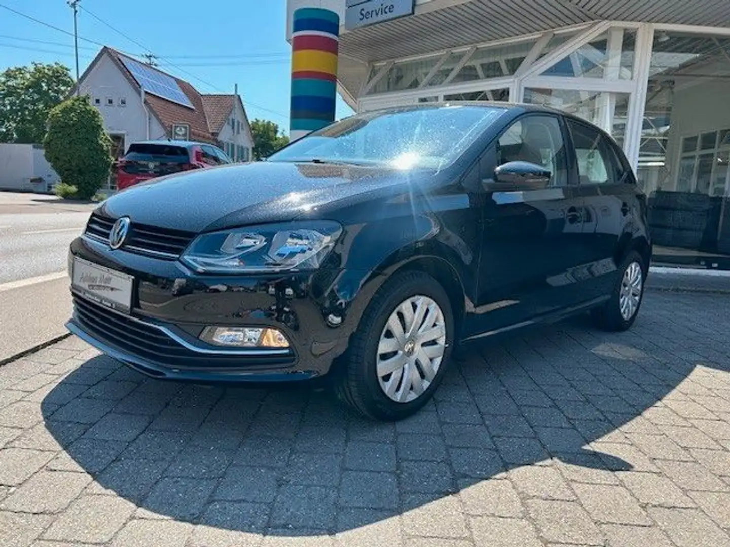 Volkswagen Polo 1.0 TSI Comfortline KLIMA/PDC/CD Zwart - 2