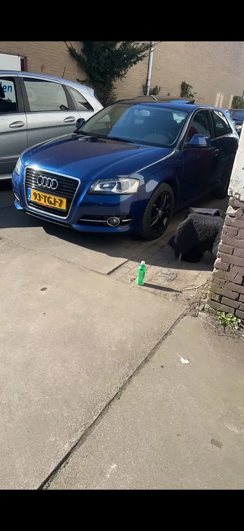 Audi A3 1.6 TDI Ambit. Ad ( kapotte krukassensor) Blauw - 1