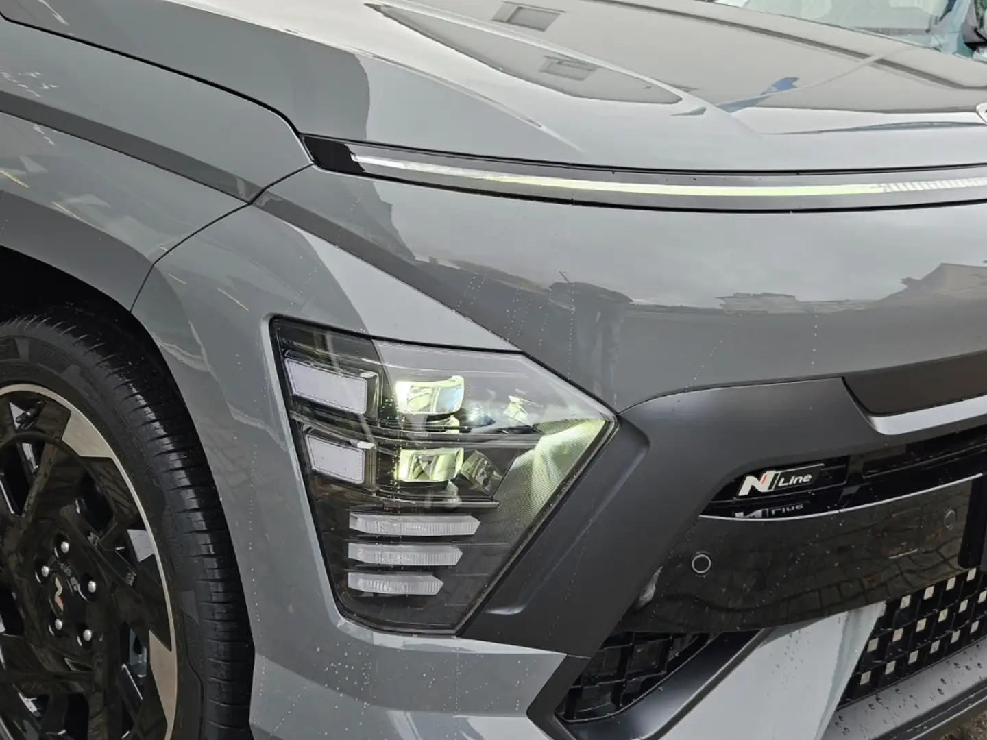 Hyundai KONA 65,4 kWh N LINE, elektr. Heckklappe, Navi, LED, 19 Grau - 2
