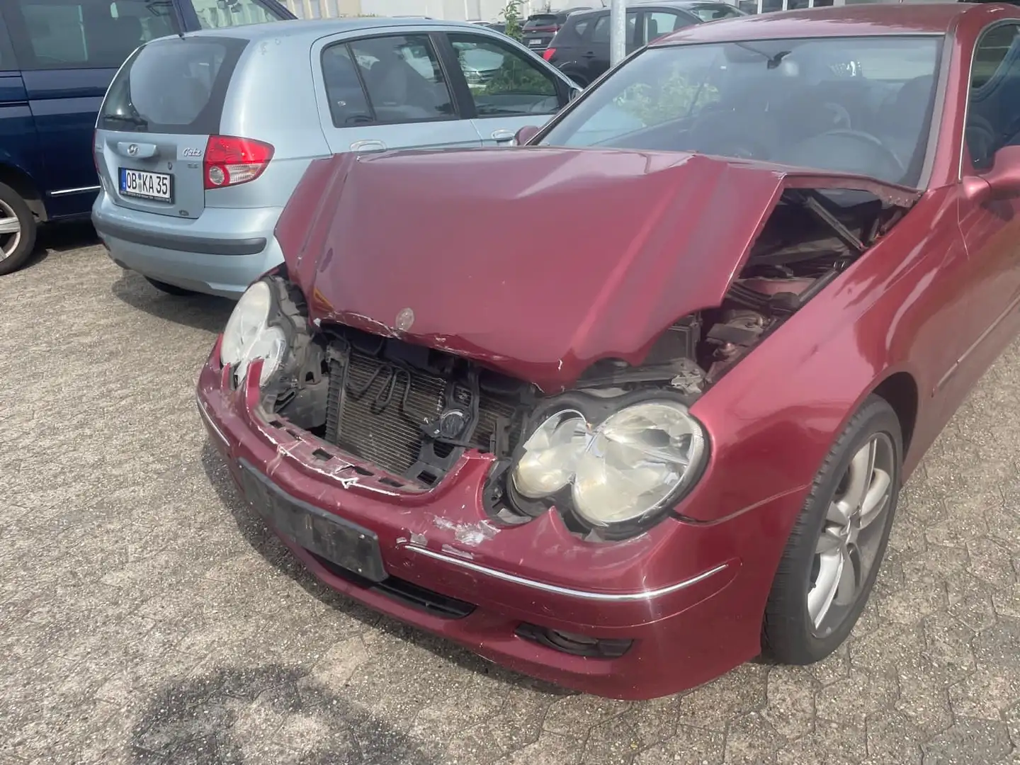 Mercedes-Benz CLK W209 Czerwony - 1