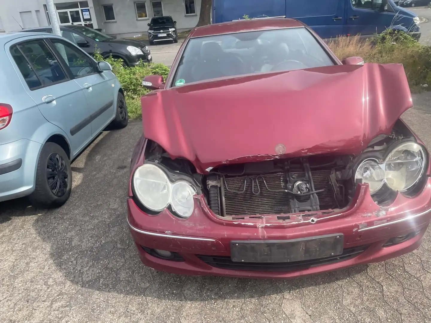 Mercedes-Benz CLK W209 Czerwony - 2