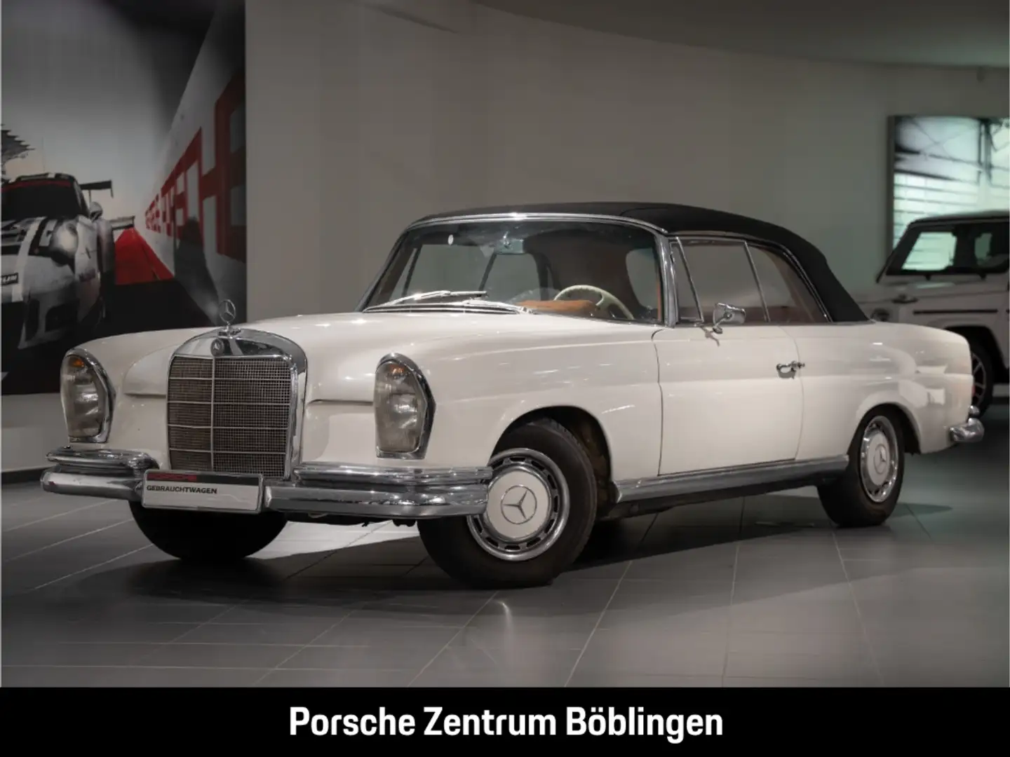 Mercedes-Benz 220 SE b Cabriolet W111 Oldtimer 28.100 km Weiß - 1