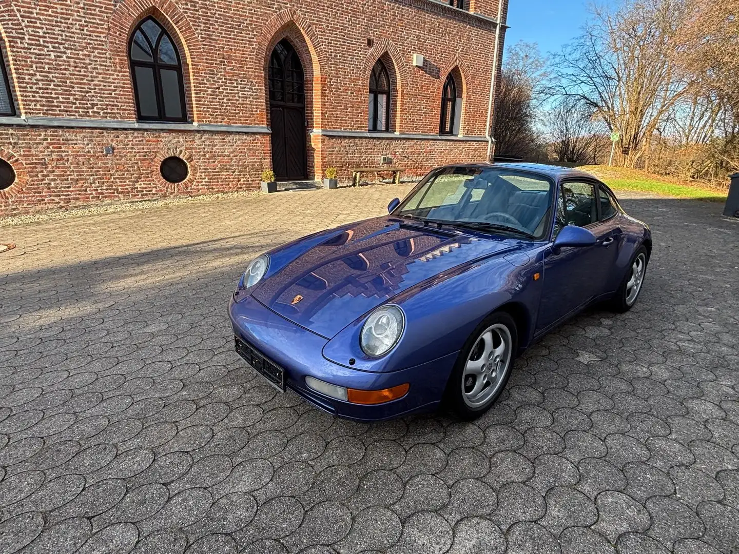 Porsche 993 Carrera Coupé Deutsch 2. Hand TOP Blau - 2