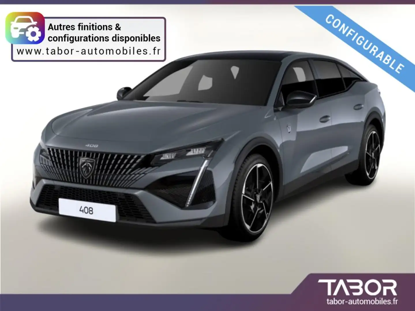 Peugeot 408 1.2 Hybrid 145 GT Matrix GPS Cam Weiß - 1