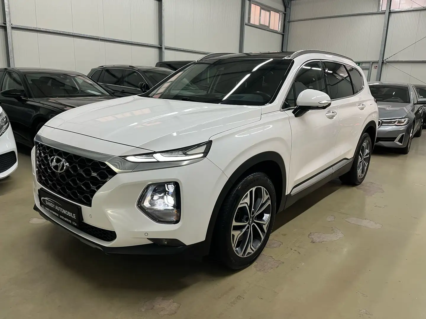 Hyundai SANTA FE Premium 4WD 7.Sitzer 360°Kamera Panoram Weiß - 1