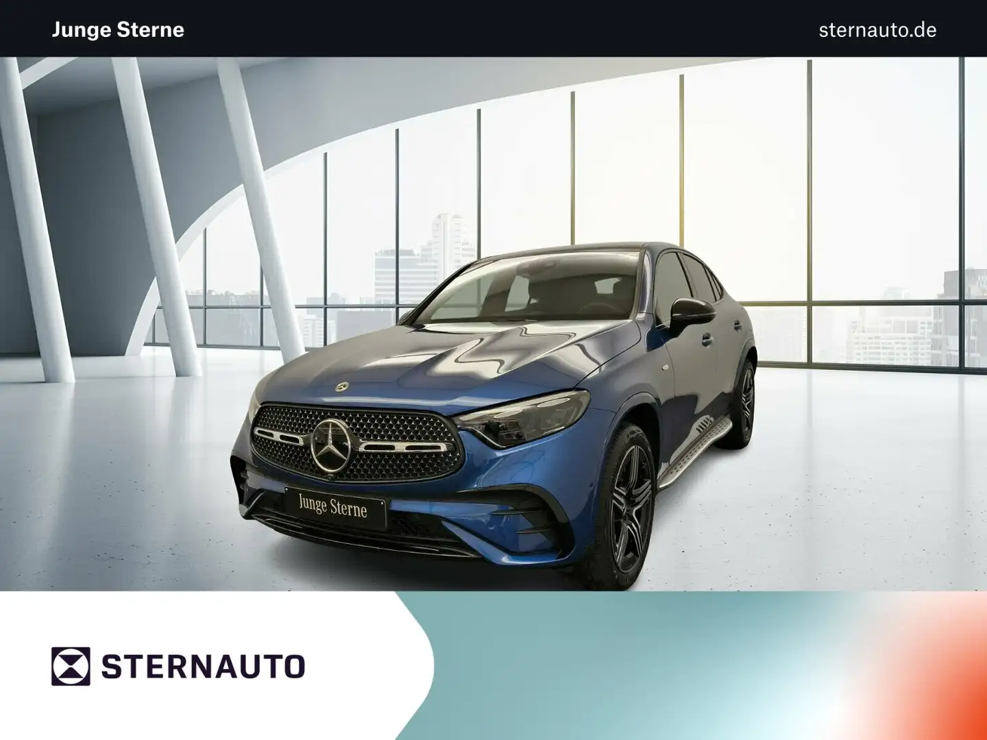 Mercedes-Benz GLC 300 GLC 300 de 4M Coupé AMG Advanced+ DigitalLight Burmester Blau - 1