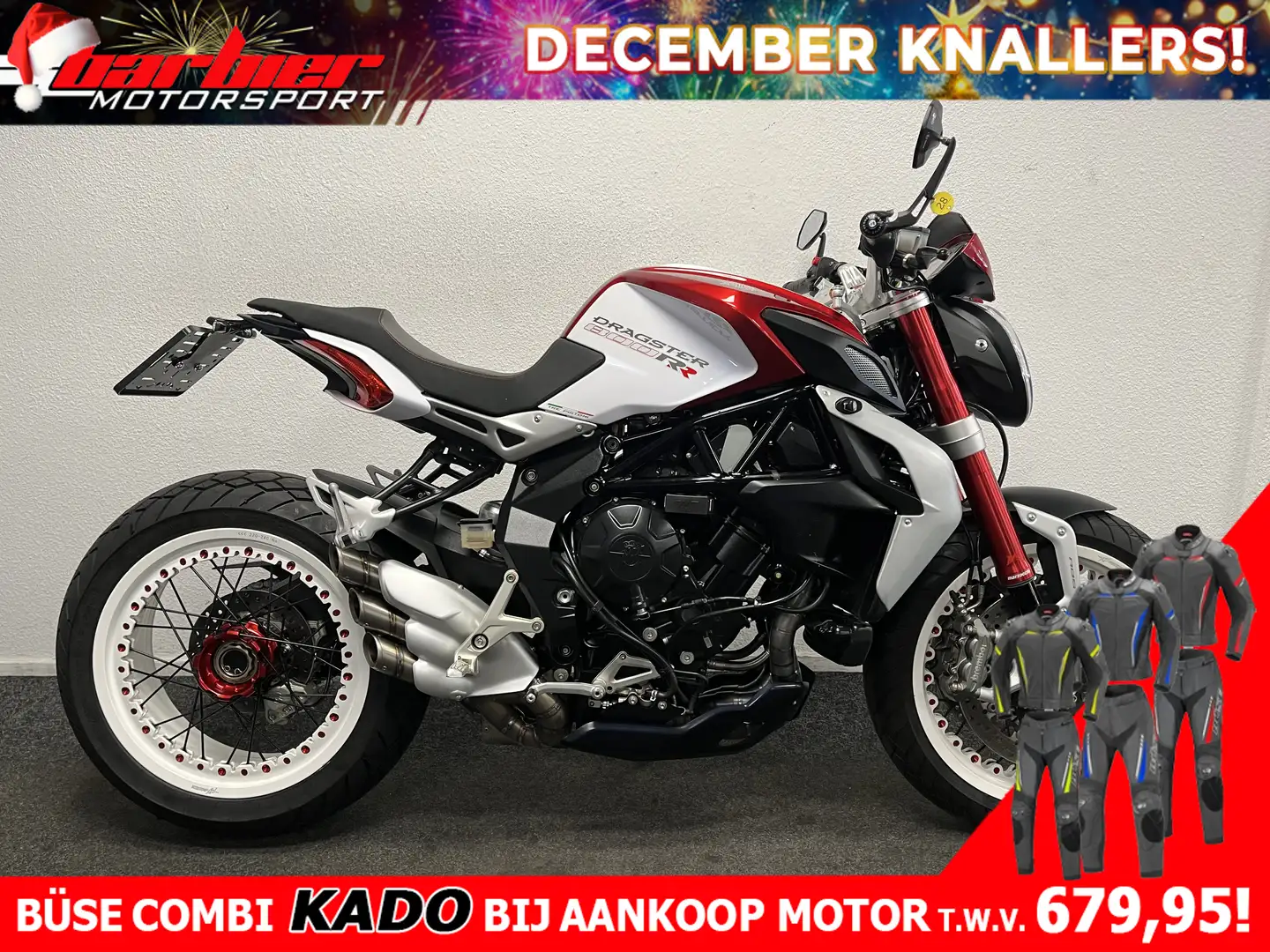 MV Agusta Dragster MVAGUSTA 800 RR Rood - 1