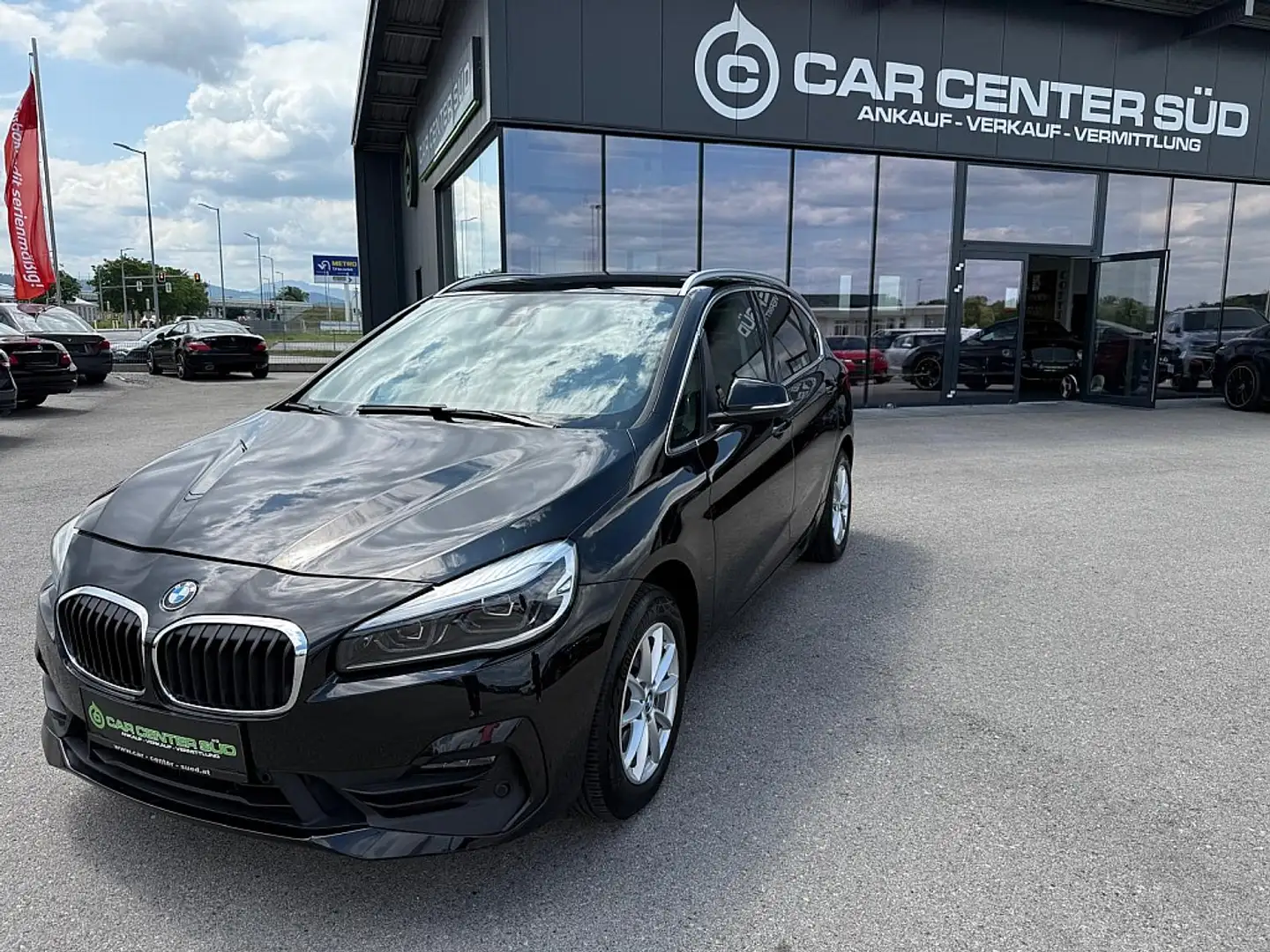 BMW 218 d Active Tourer Advantage Aut. Nero - 1