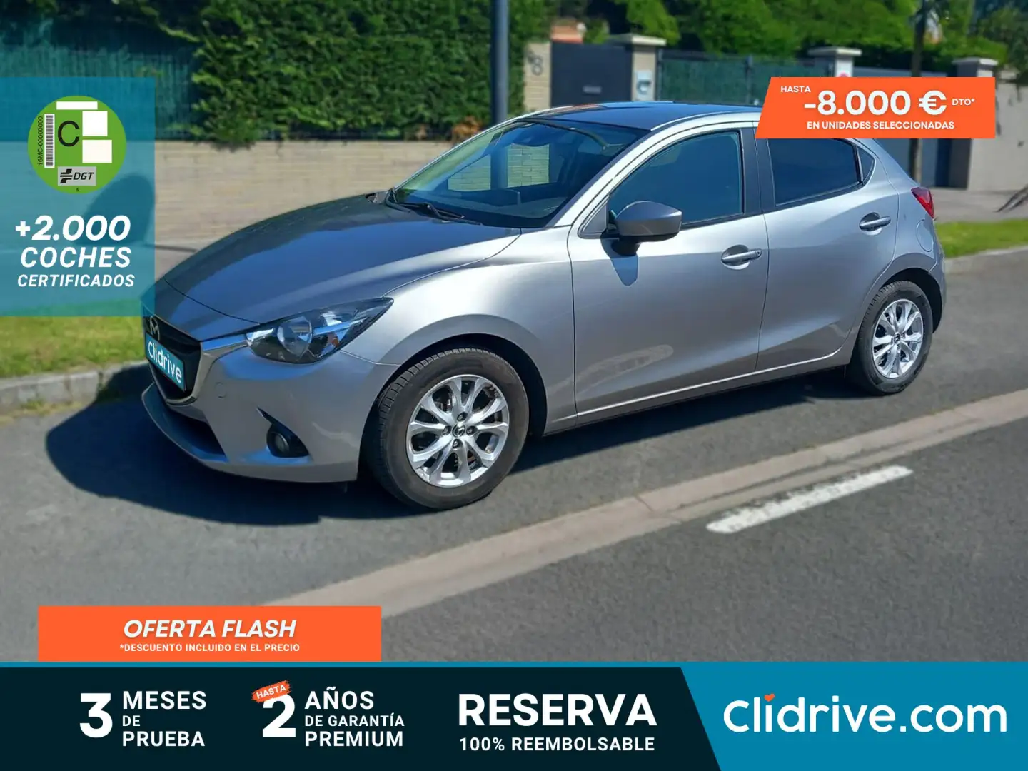 Mazda 2 1.5 Style+ Confort 55kW Gris - 1