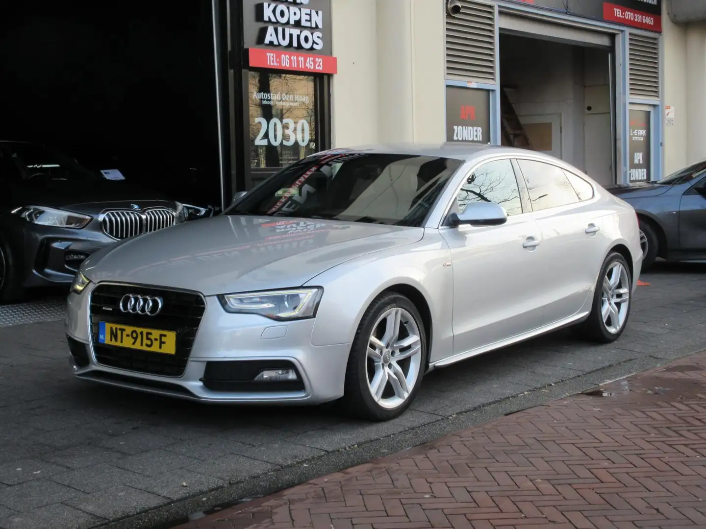 Audi A5 Sportback 3.0 TDI Quattro S-Line Aut Leer Navi Cli Szürke - 1