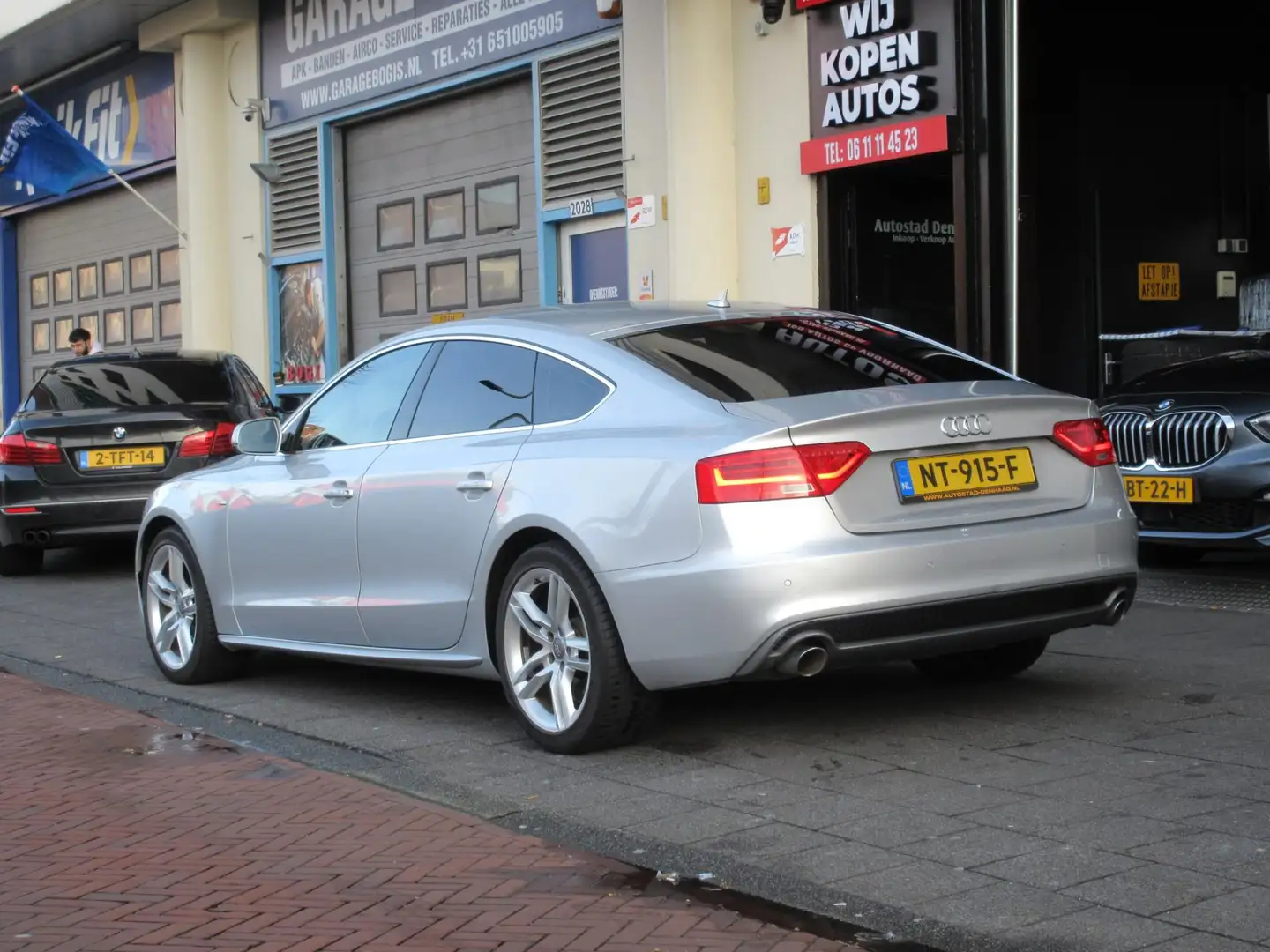 Audi A5 Sportback 3.0 TDI Quattro S-Line Aut Leer Navi Cli Szürke - 2