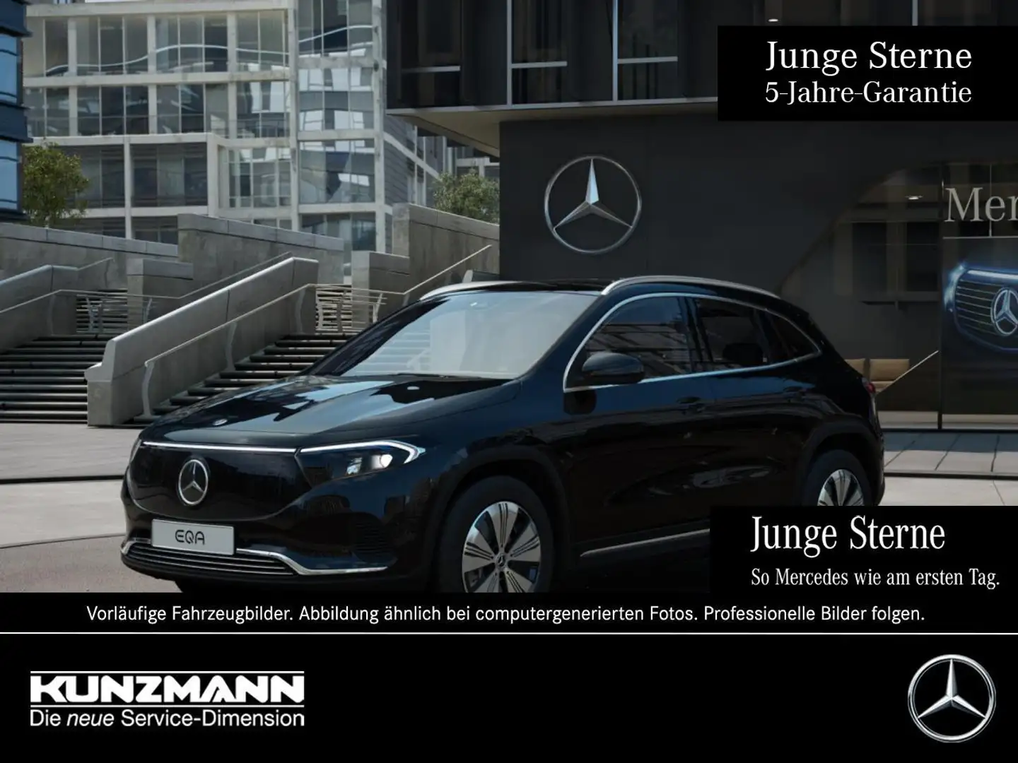 Mercedes-Benz EQA 350 4M Progressive MBUX Navi Panorama Kamera Schwarz - 1