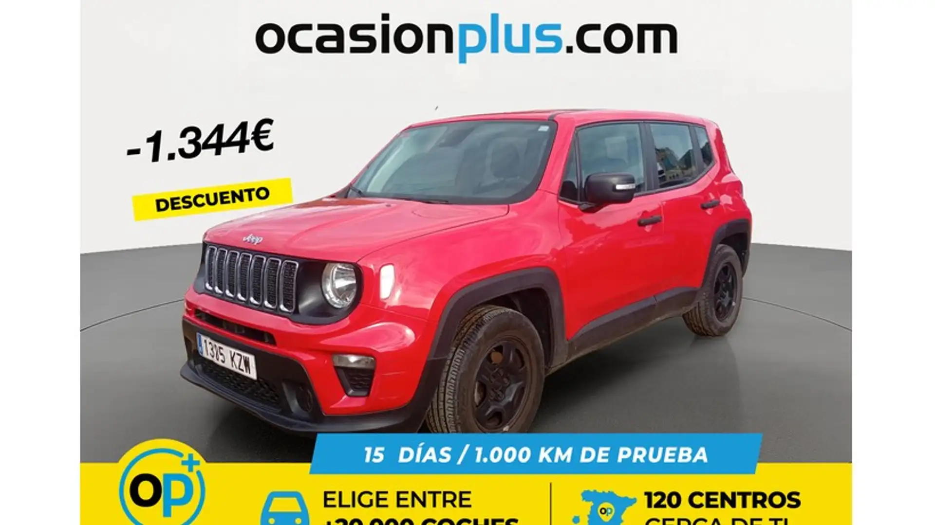 Jeep Renegade 1.0 Sport 4x2 Rouge - 1
