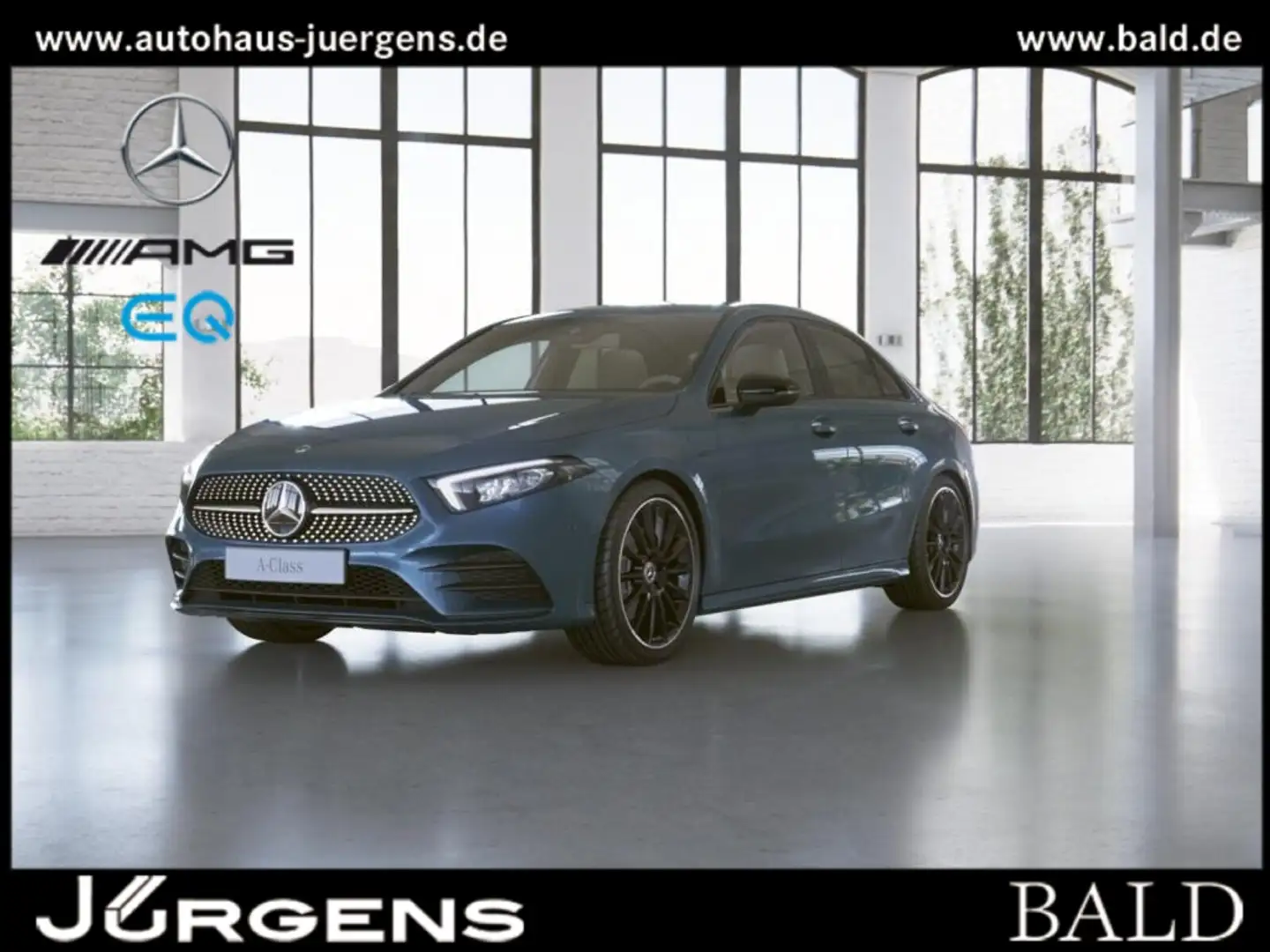 Mercedes-Benz A 250 e Limo AMG-Sport/LED/Cam/Night/Ambi/19' Blue - 2