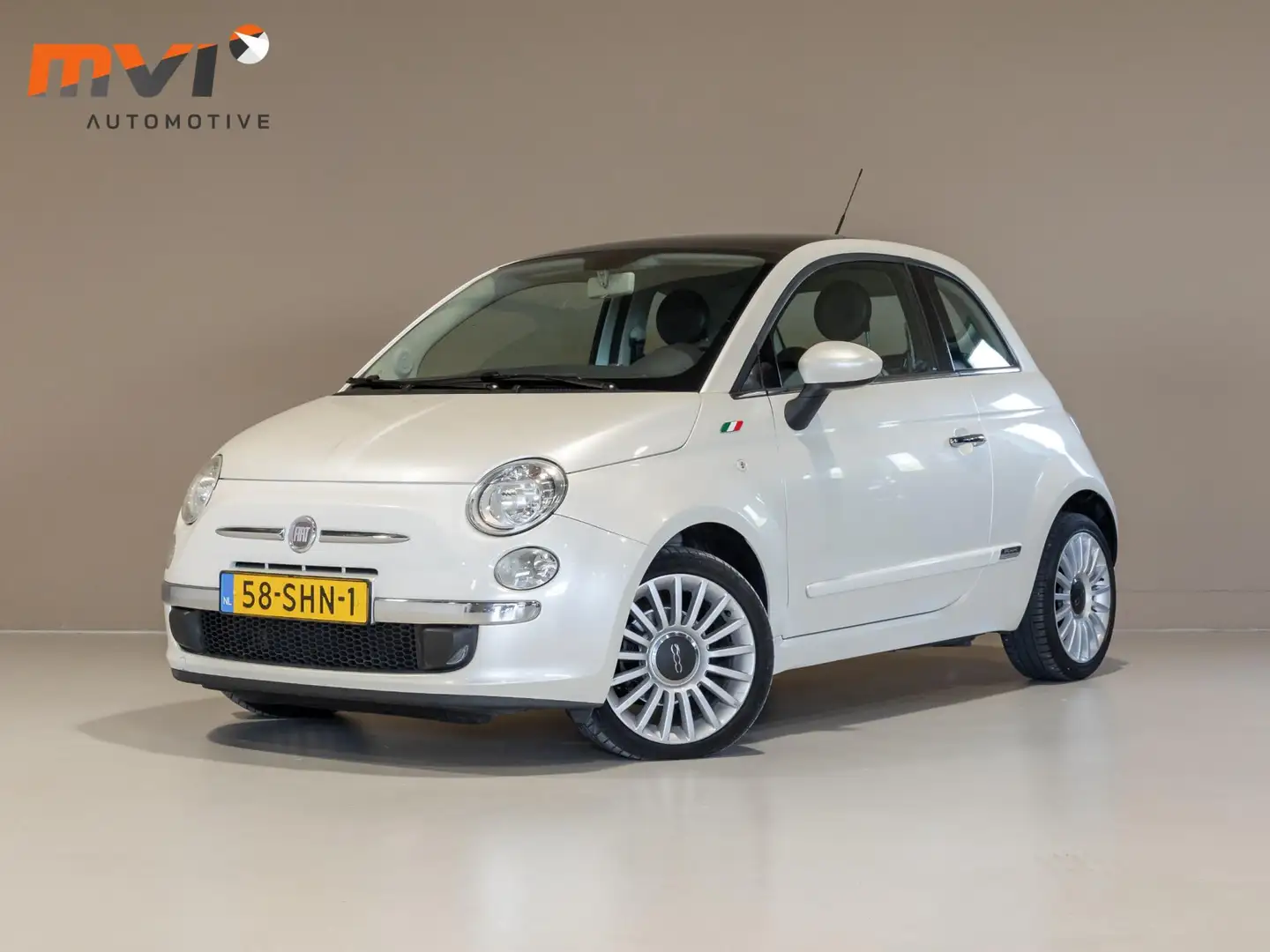 Fiat 500 0.9 TwinAir Lounge / 86pk / Panorama dak / Automat Blanco - 1