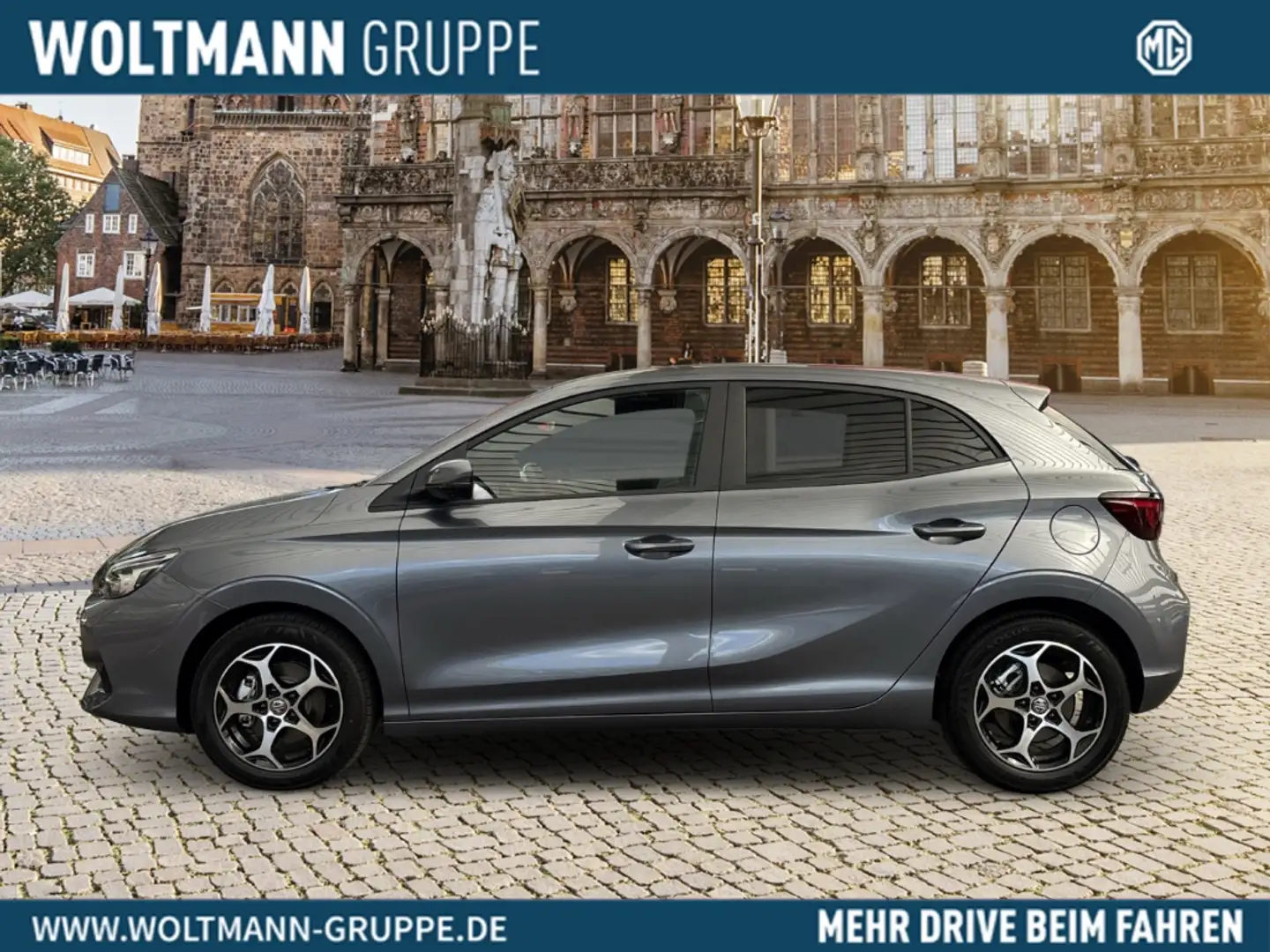 MG MG3 1.5 AT Hybrid+ Comfort TOP FINANZ* Grijs - 2