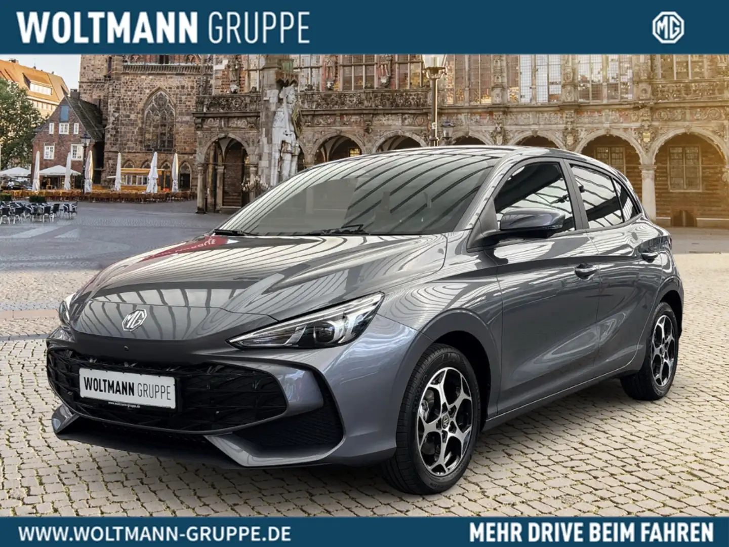 MG MG3 1.5 AT Hybrid+ Comfort TOP FINANZ* Grijs - 1