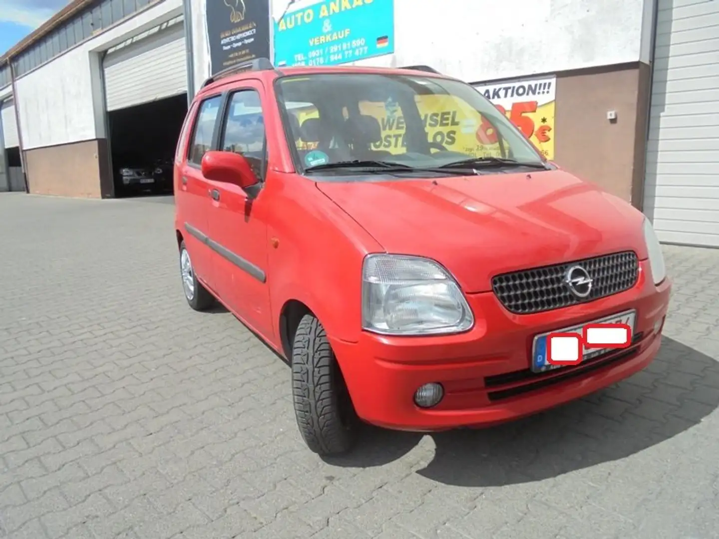 Opel Agila Agila 1.2 16 V Comfort 07/27;ROSTFREI;KLIMA Rot - 2