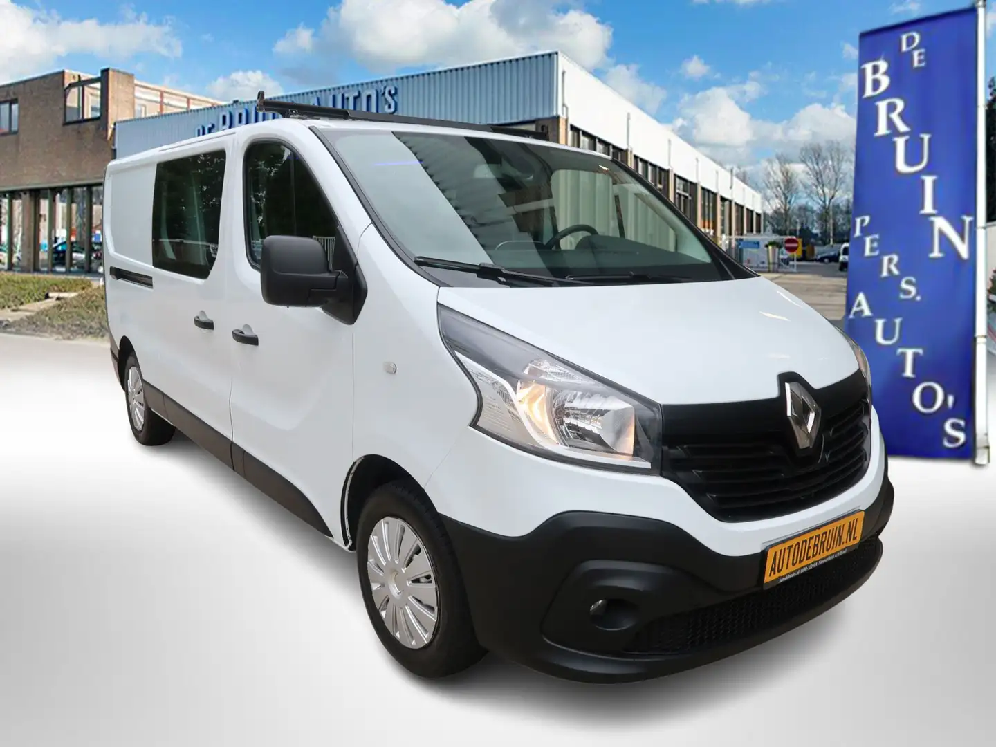 Renault Trafic DC Dubbelcabine 6-Persoon 120Pk -L2 , Airco , Crui Weiß - 1