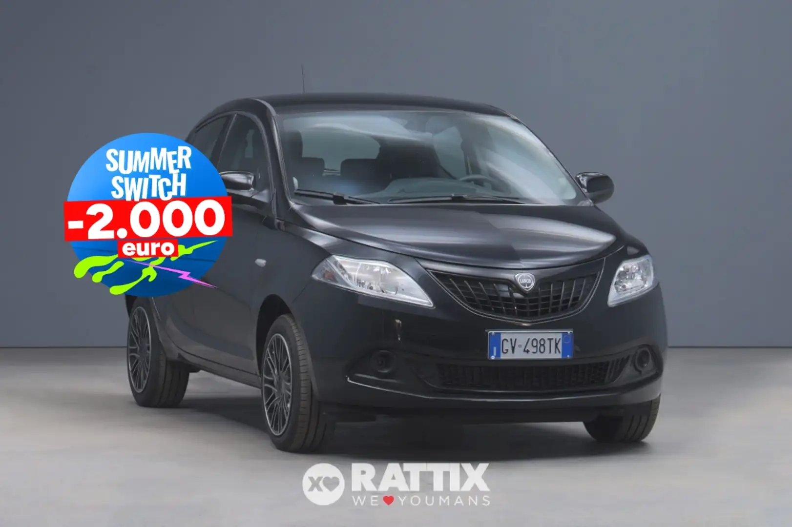 Lancia Ypsilon 1.0 Firefly Hybrid 70CV Oro Schwarz - 1