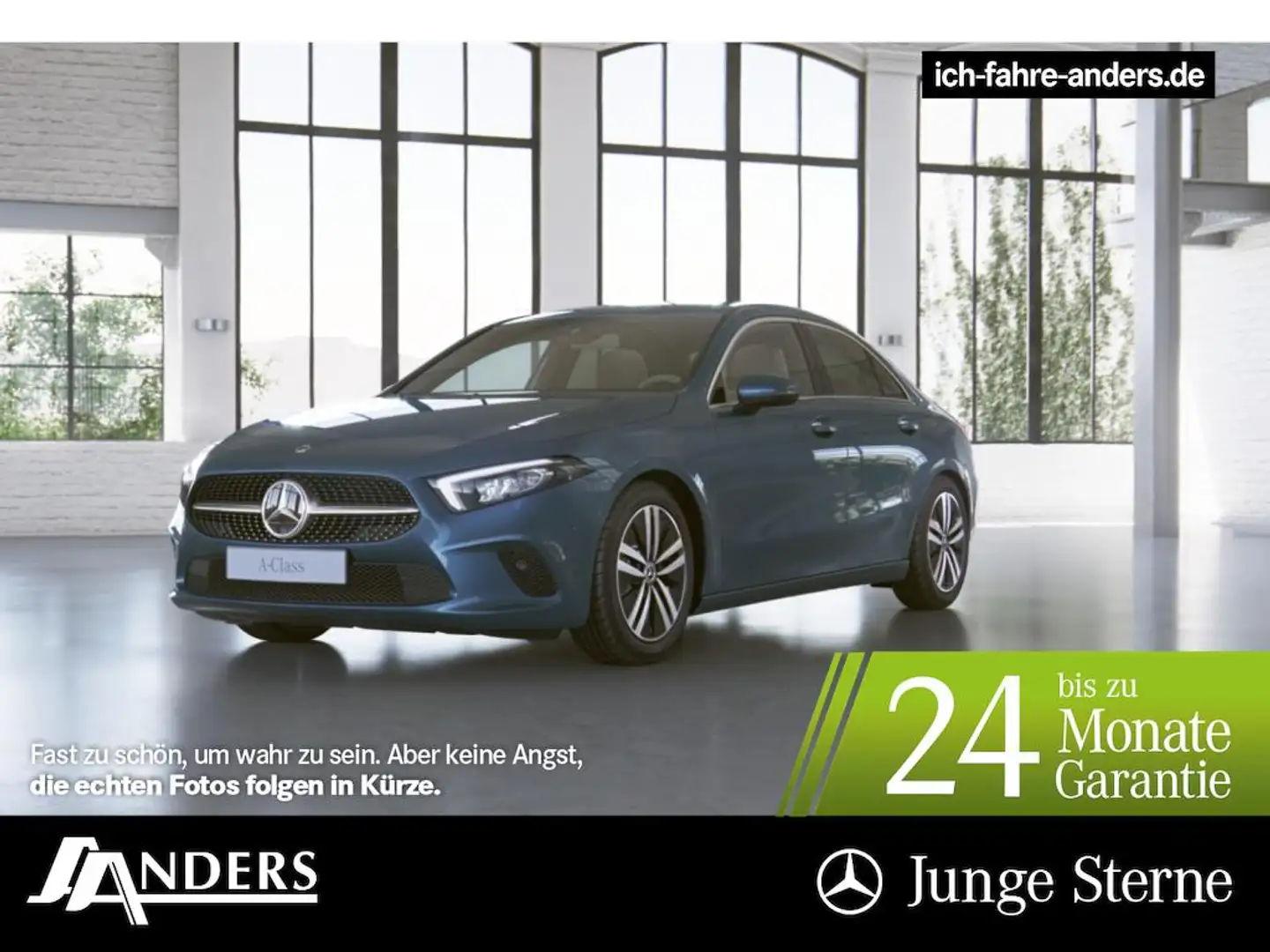 Mercedes-Benz A 180 Progressive+MBUX+SHZ+LED+PDC+Kamera+Thermo Blau - 1