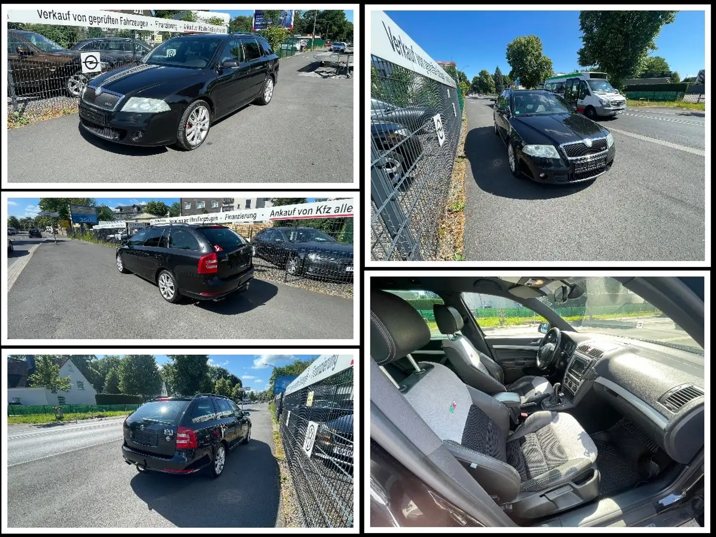 Skoda Octavia Combi VRS 2.0 TDI aus 3. Hd. "scheckheftgepflegt"! Schwarz - 1