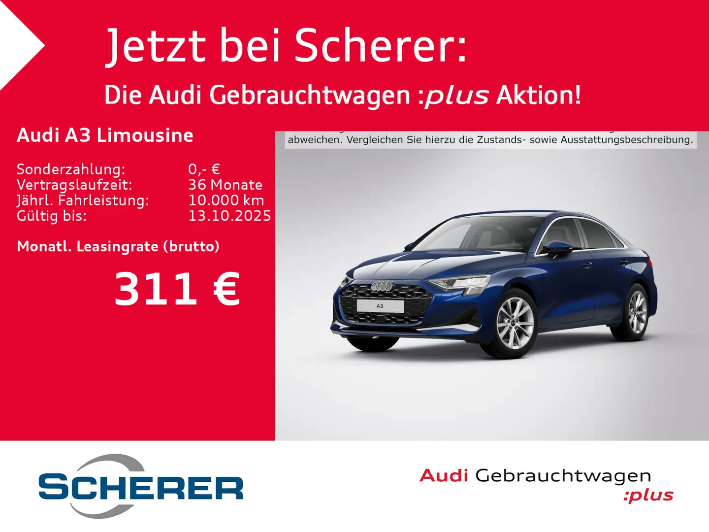 Audi A3 advanced 30 TFSI S tronic NAVI RFK Blau - 1