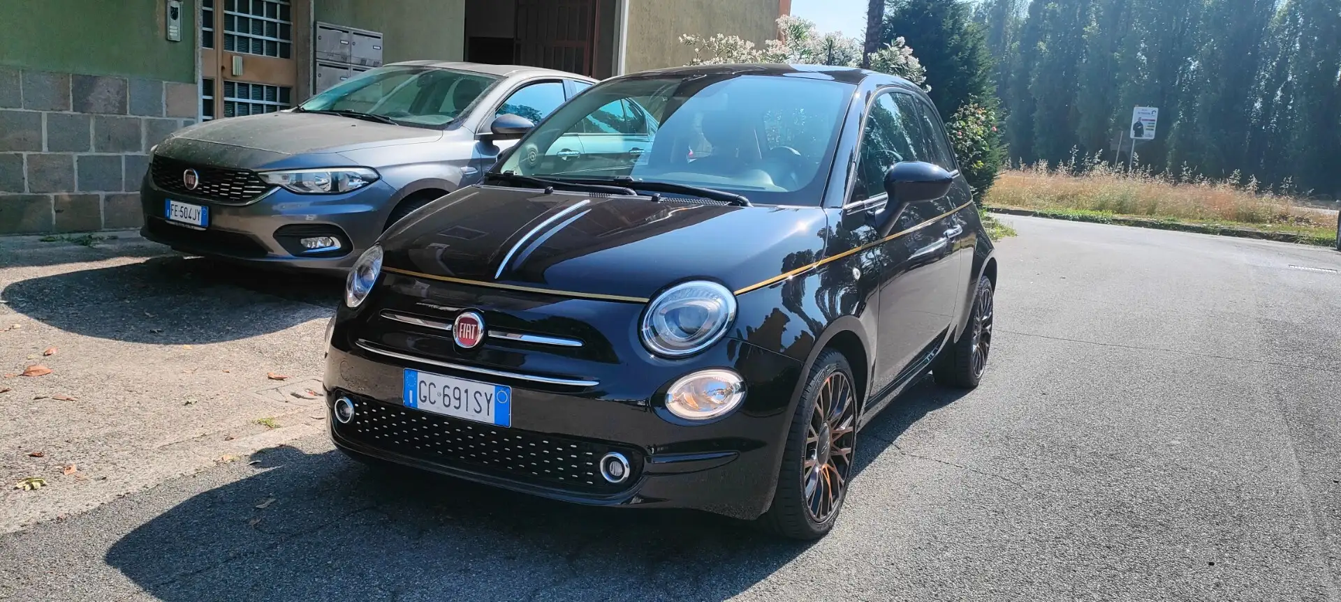 Fiat 500 1.2 Collezione GPL Nero - 1