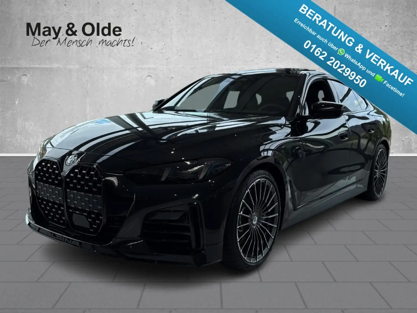 Alpina D4 S Gran Coupe StandHZG Schiebedach LHZ DAP PAP Schwarz - 1