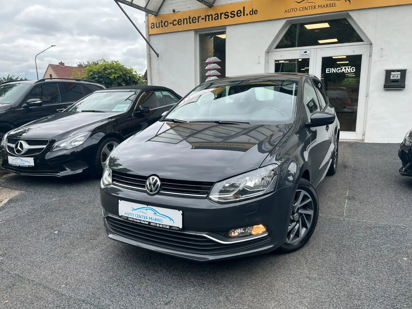 Volkswagen Polo V Sound SHZ/PDC/ALU/BLUETOOTH/1.HAND Gris - 1