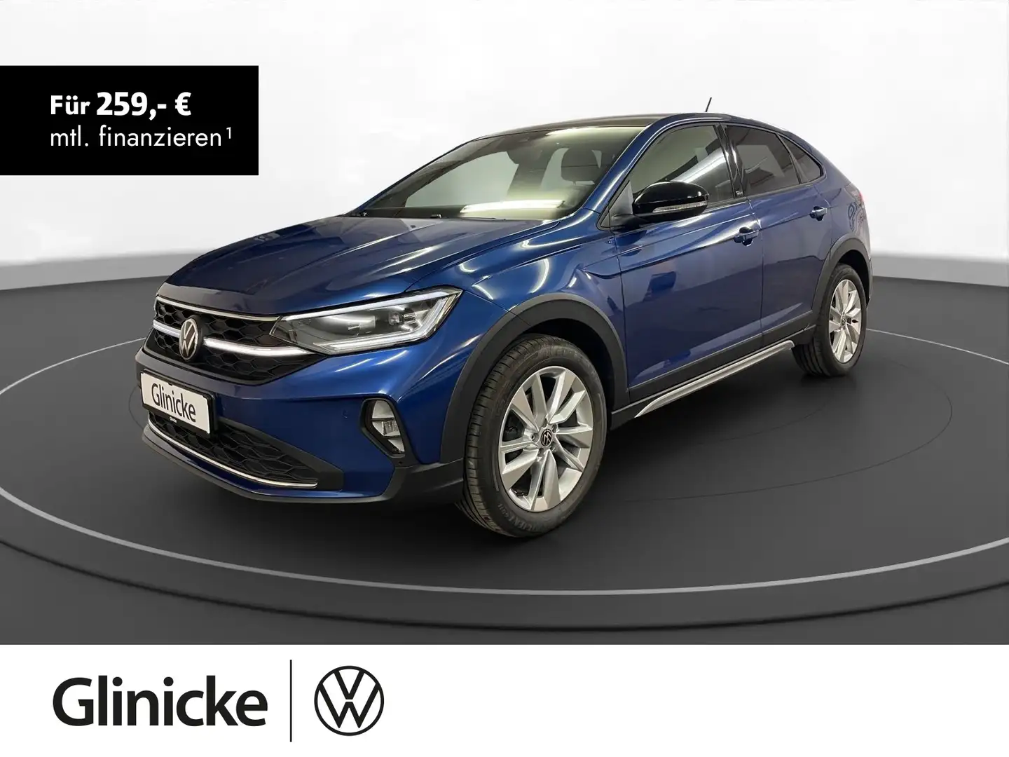 Volkswagen Taigo 1.0 TSI Move DSG AHK Pano Matrix PDC+RFK Blau - 1