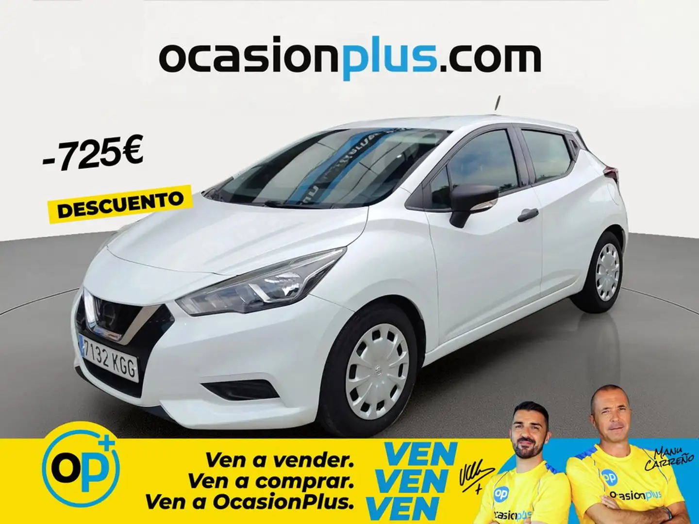 Nissan Micra IG-T S&S Visia+ 90 Blanco - 1