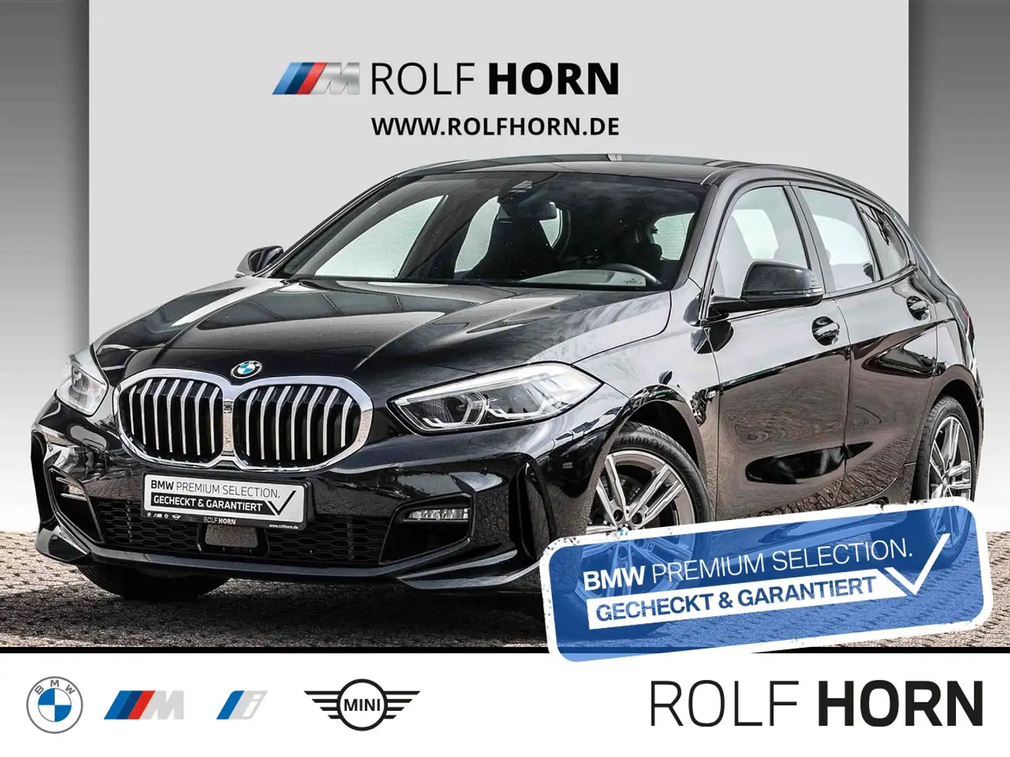 BMW 120 i M Sportpaket Navi LED PDC Lenkradhzg. Klima Noir - 1