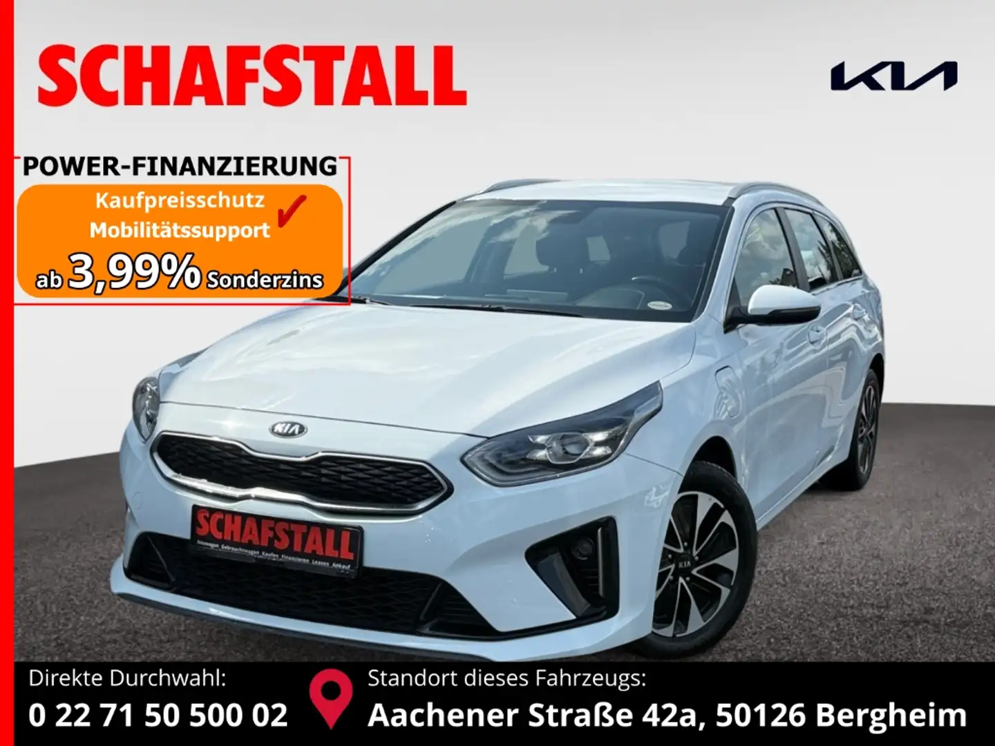Kia Ceed SW / cee'd SW 1.6 GDI PHEV Vision Carplay Tempomat Kamera DAB Weiß - 1