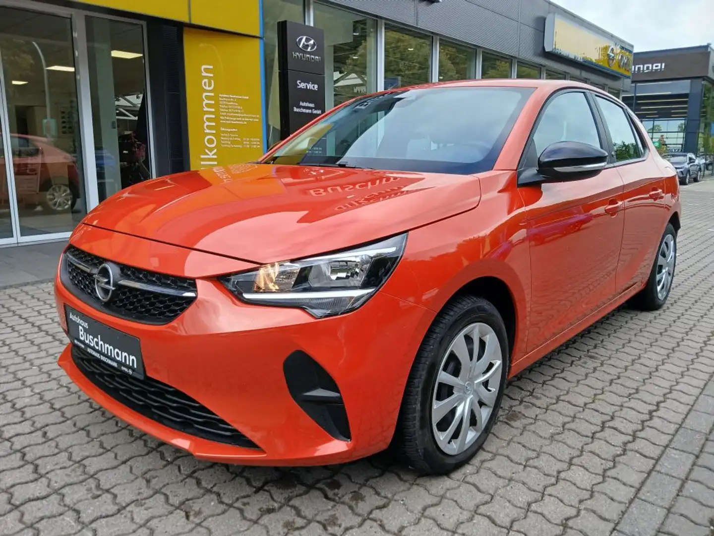 Opel Corsa-e Edition +11KW+3-PHASIG+RFK+LENKRADHEIZ.+ Orange - 1