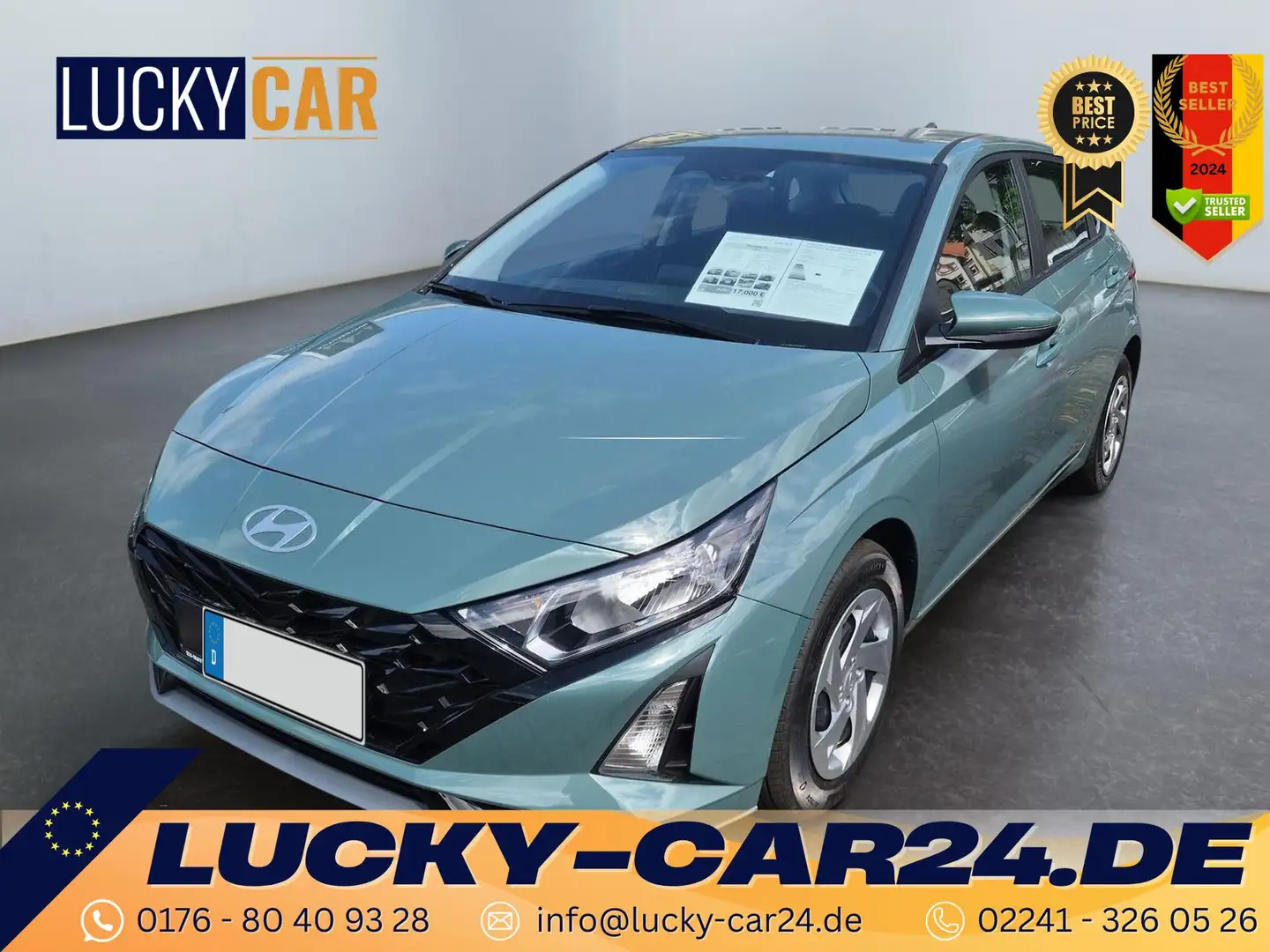 Hyundai i20 Start CZ 1.2 Selection Grün - 1