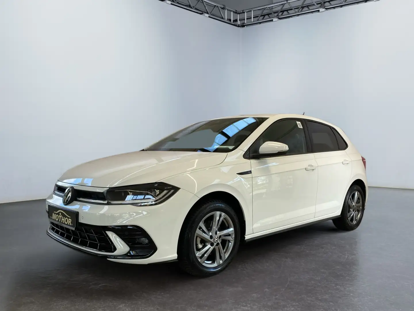 Volkswagen Polo VI R-Line 1.0 TSI DSG MATRIX KAM Sport PDC Blanco - 2
