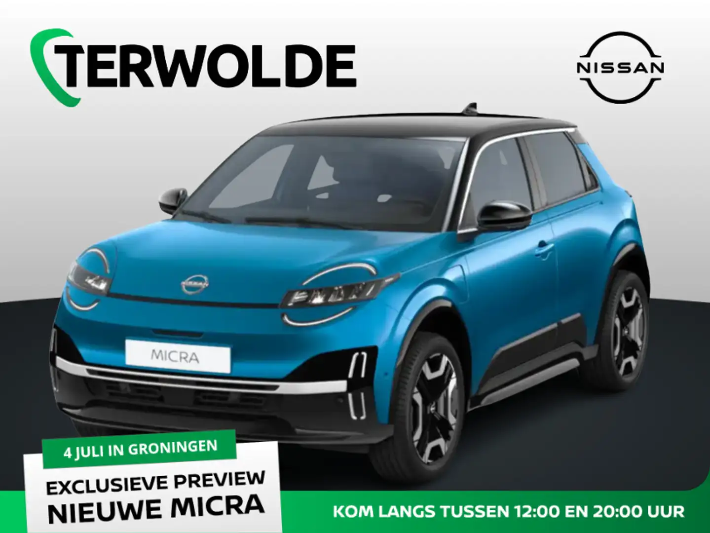 Nissan Micra Launch Edition Advance 52 KWH! Nu te Pre-orderen b Albastru - 1