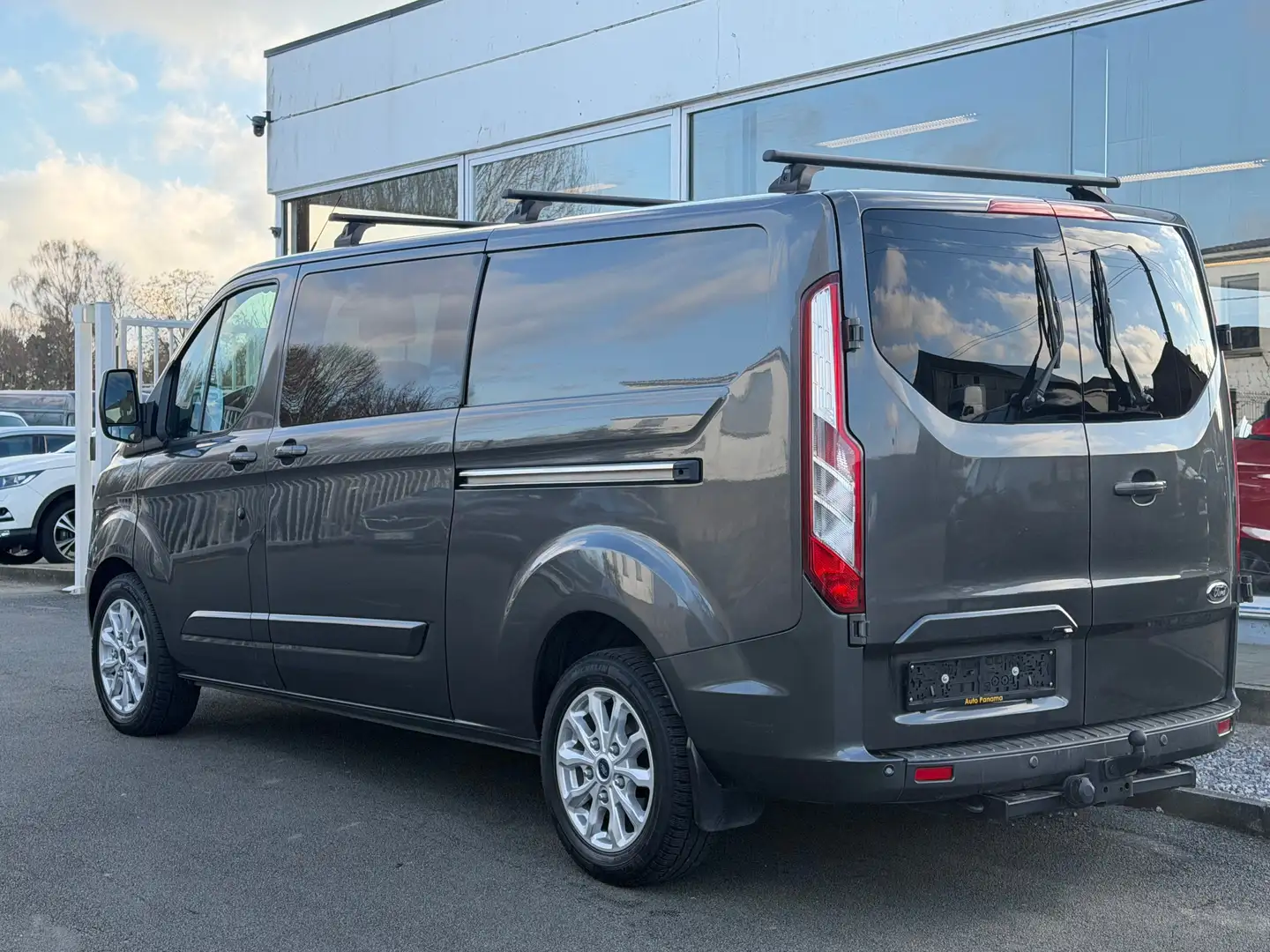 Ford Tourneo Custom 2.0TDCI 130CV LONG 5PL  DOUBLE CAB  FULL GPS TVAC Gris - 2