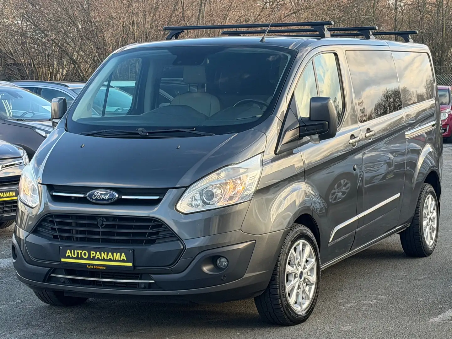 Ford Tourneo Custom 2.0TDCI 130CV LONG 5PL  DOUBLE CAB  FULL GPS TVAC Gris - 1
