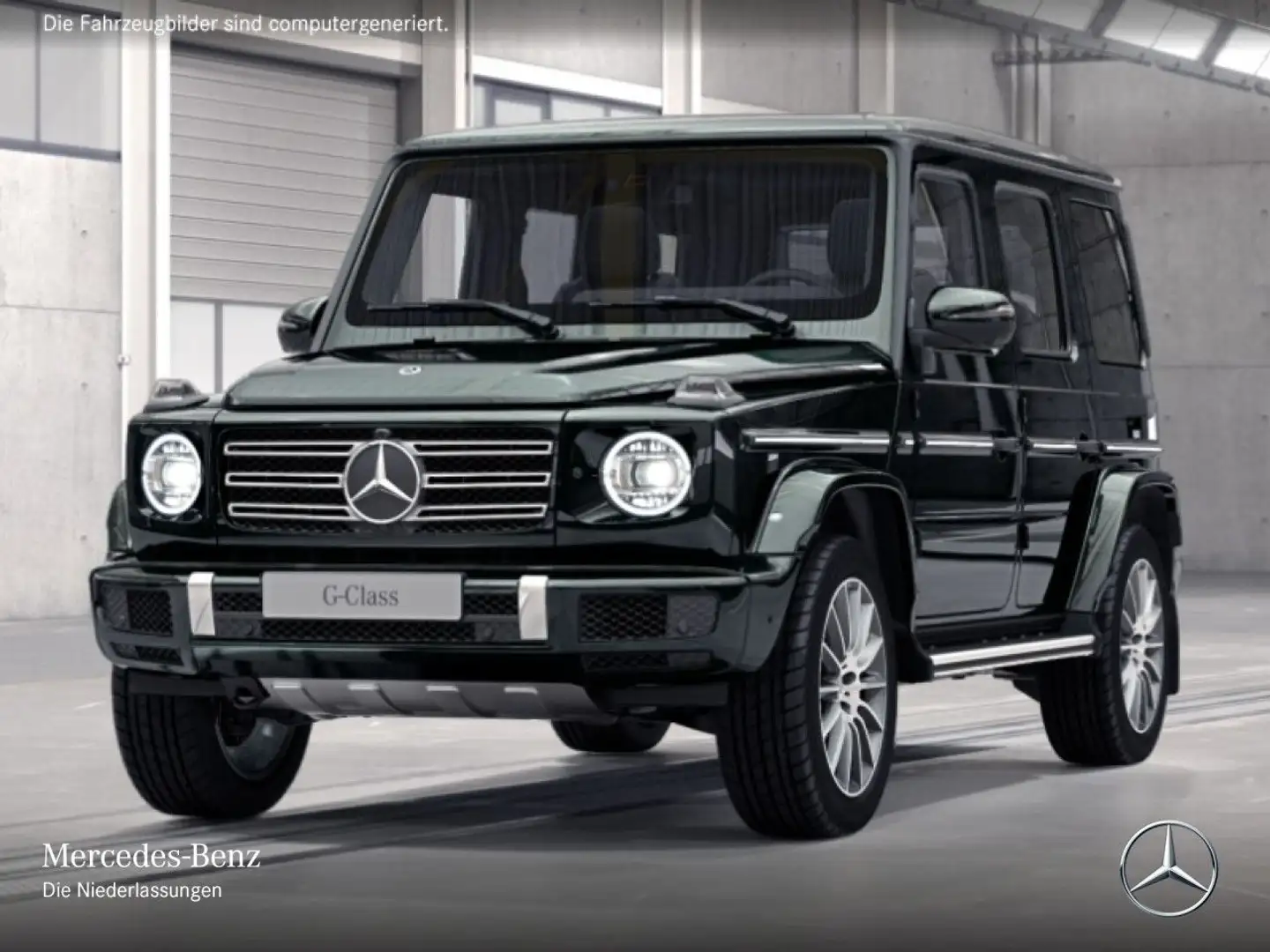 Mercedes-Benz G 500 GSD+360+MULTIBEAM+STHZG+FAHRASS+BURMESTER+9G Grün - 2