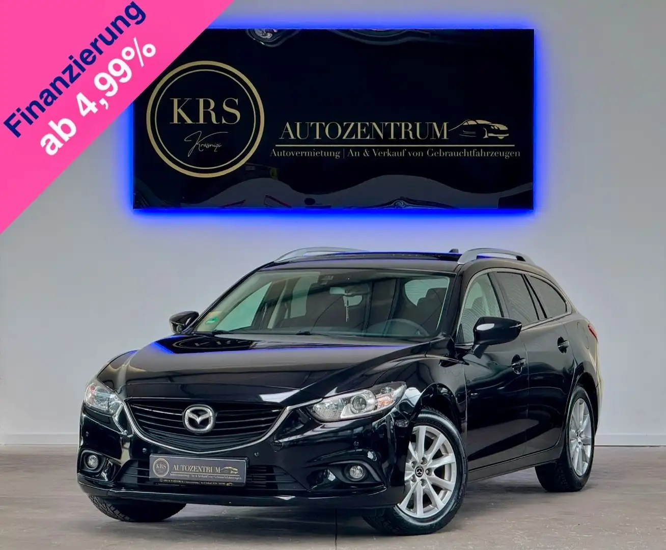 Mazda 6 Kombi 2.2D Center-Line *NAVI'AHK*ALCANTARA* Schwarz - 1