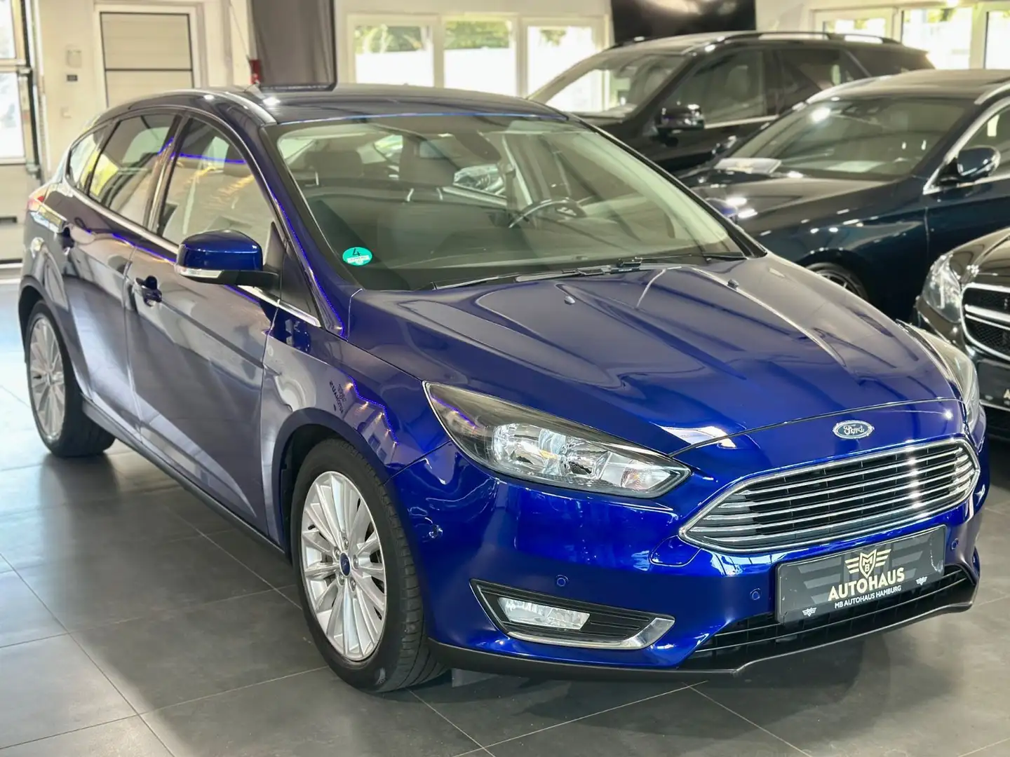 Ford Focus 1,0 EcoBoos,Lim. Titanium,PDC,LED,VOLL,TOP Blau - 2