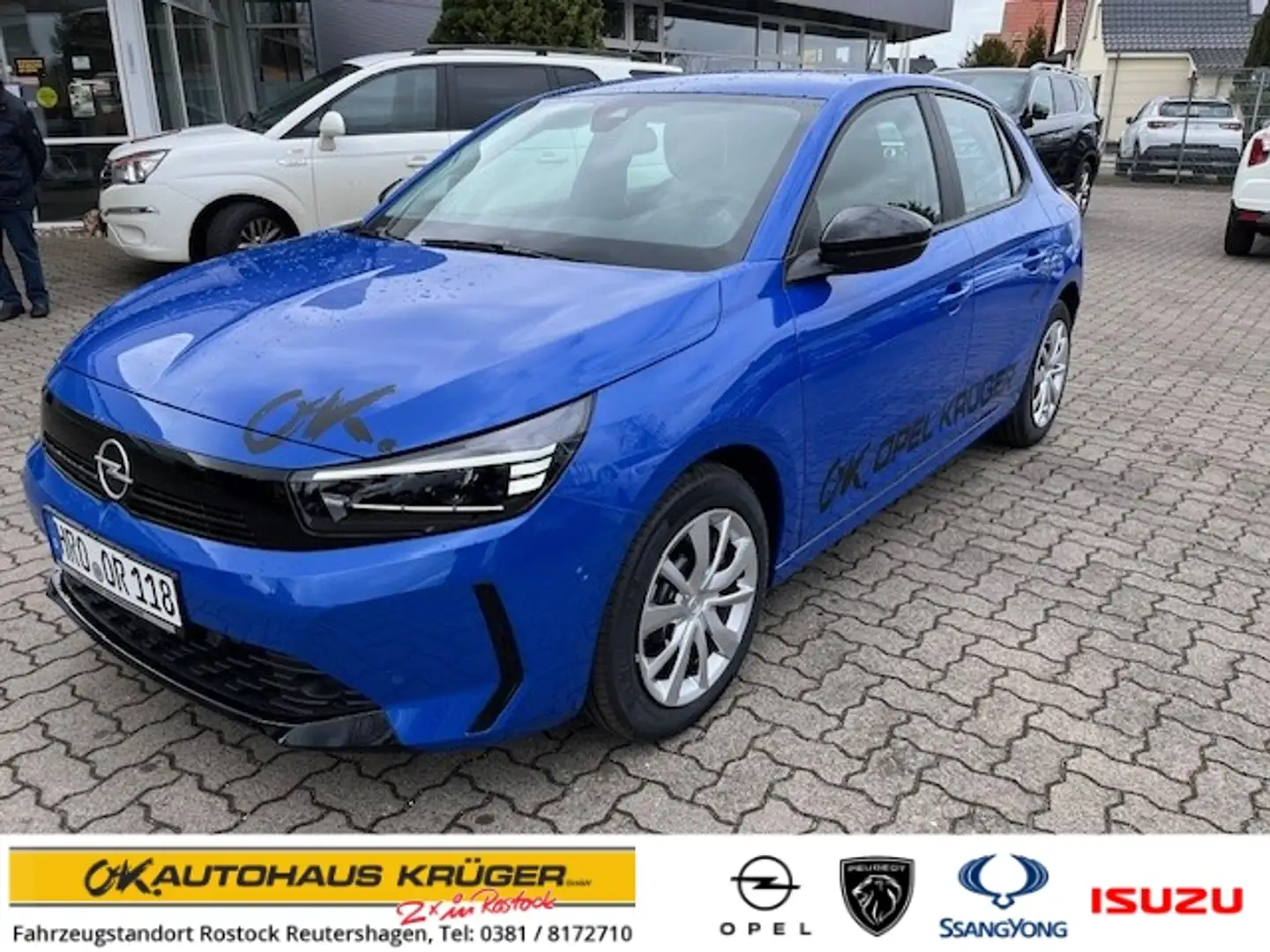 Opel Corsa F Edition 1.2 EU6d  Rückfahrkamera SHZ Lenkrad HZG Blu/Azzurro - 1