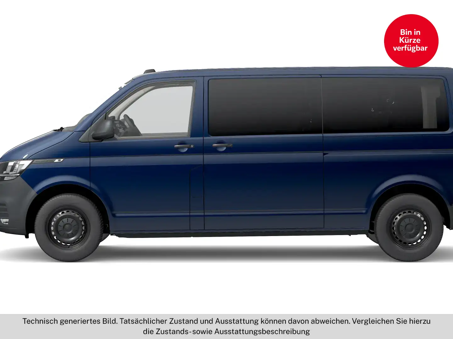 Volkswagen T6.1 Transporter Kombi LR TDI 4MOTION Blau - 2