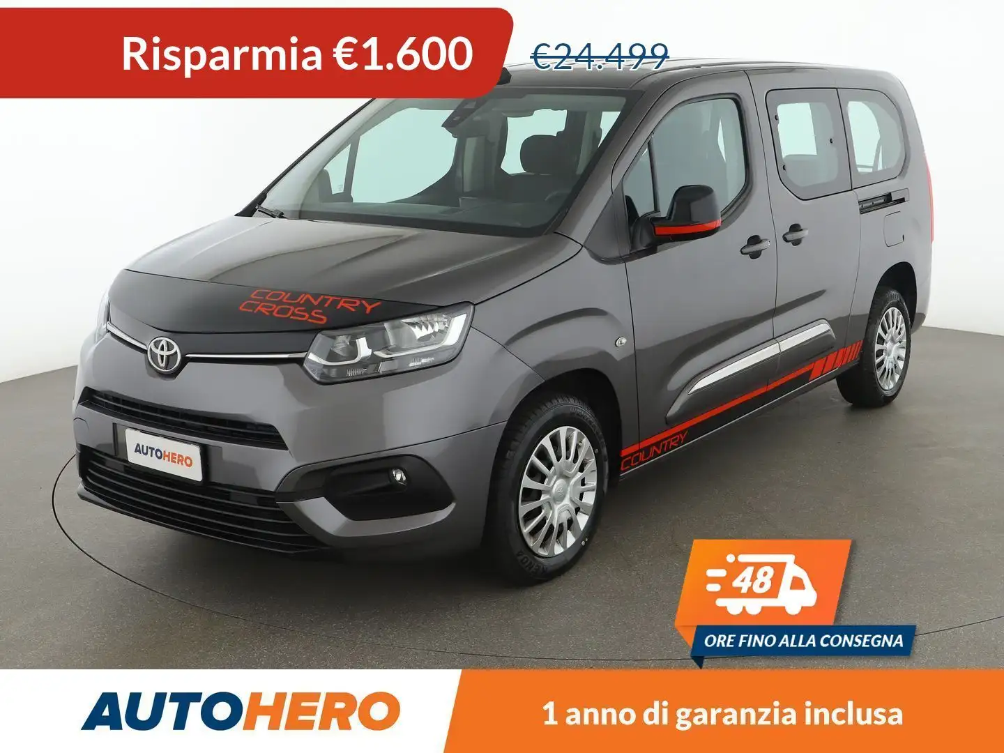 Toyota Proace City 1.5 D-4D Lounge L2 130 CV Szary - 1