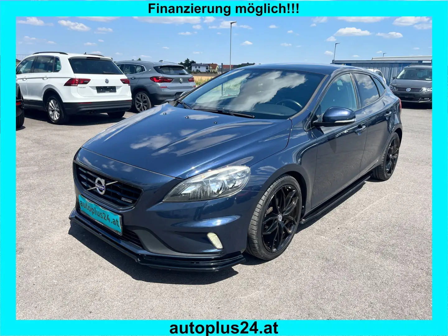 Volvo V40 D2 R-Design *Leder/Panorama Blau - 1